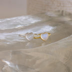 Moonstone Heart Ring