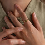 Bubble Name Ring