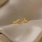 Duo Bubble Initial Ring