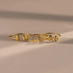 Duo Bubble Initial Ring