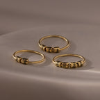 Beaded Multiple Name Ring