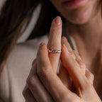 Beaded Multiple Name Ring