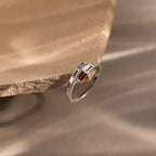 Toi et Moi Baguette Name Ring