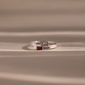 Toi et Moi Baguette Name Ring