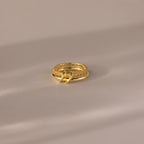 Duo Birthstone Tennis Linked Ring Set