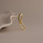 Duo Birthstone Tennis Linked Ring Set