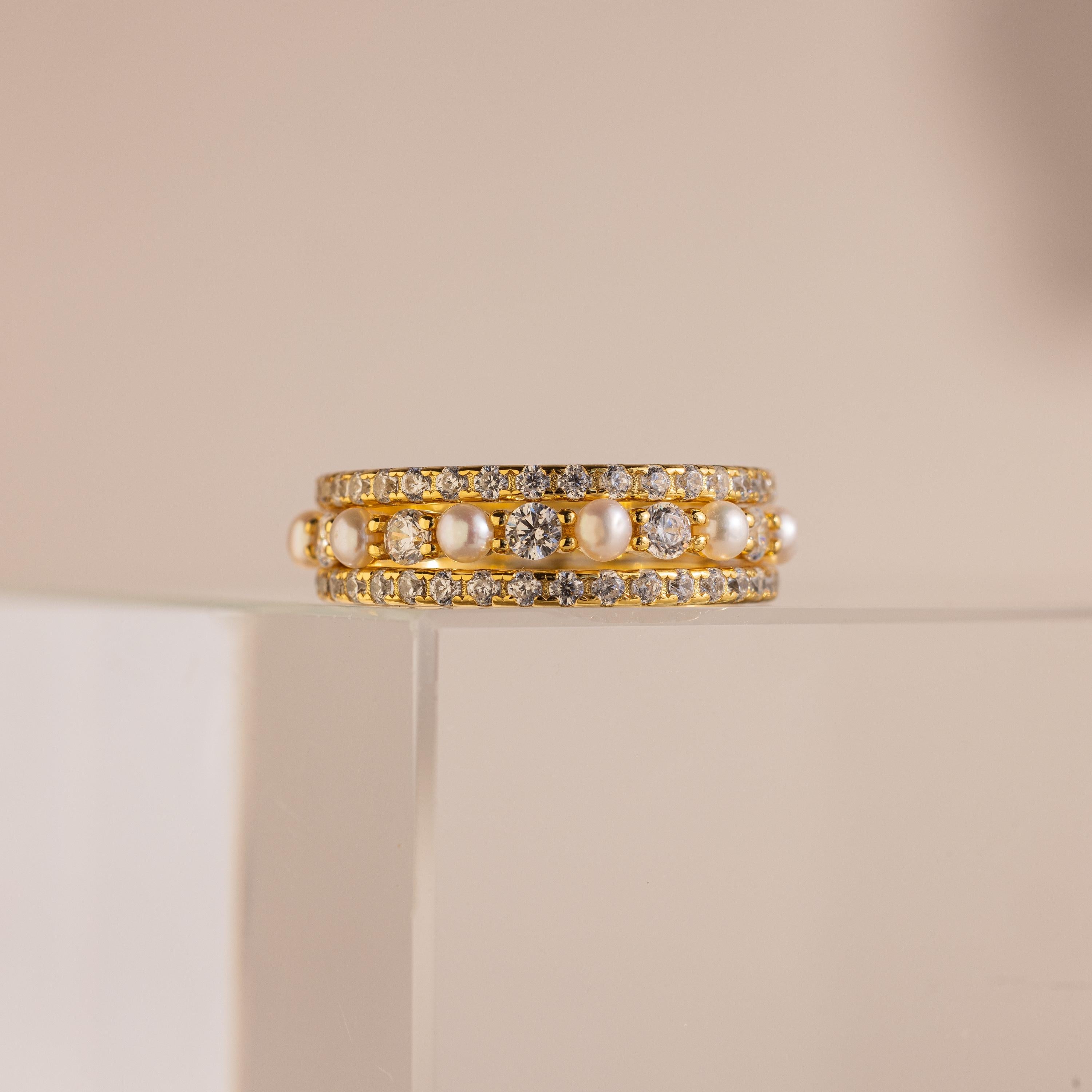 Diamond Eternity Ring Set