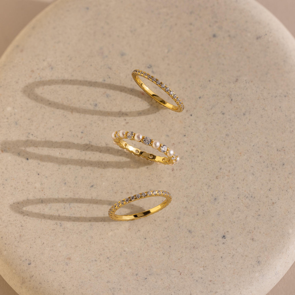 Diamond Eternity Ring Set