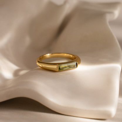 Baguette Signet Ring