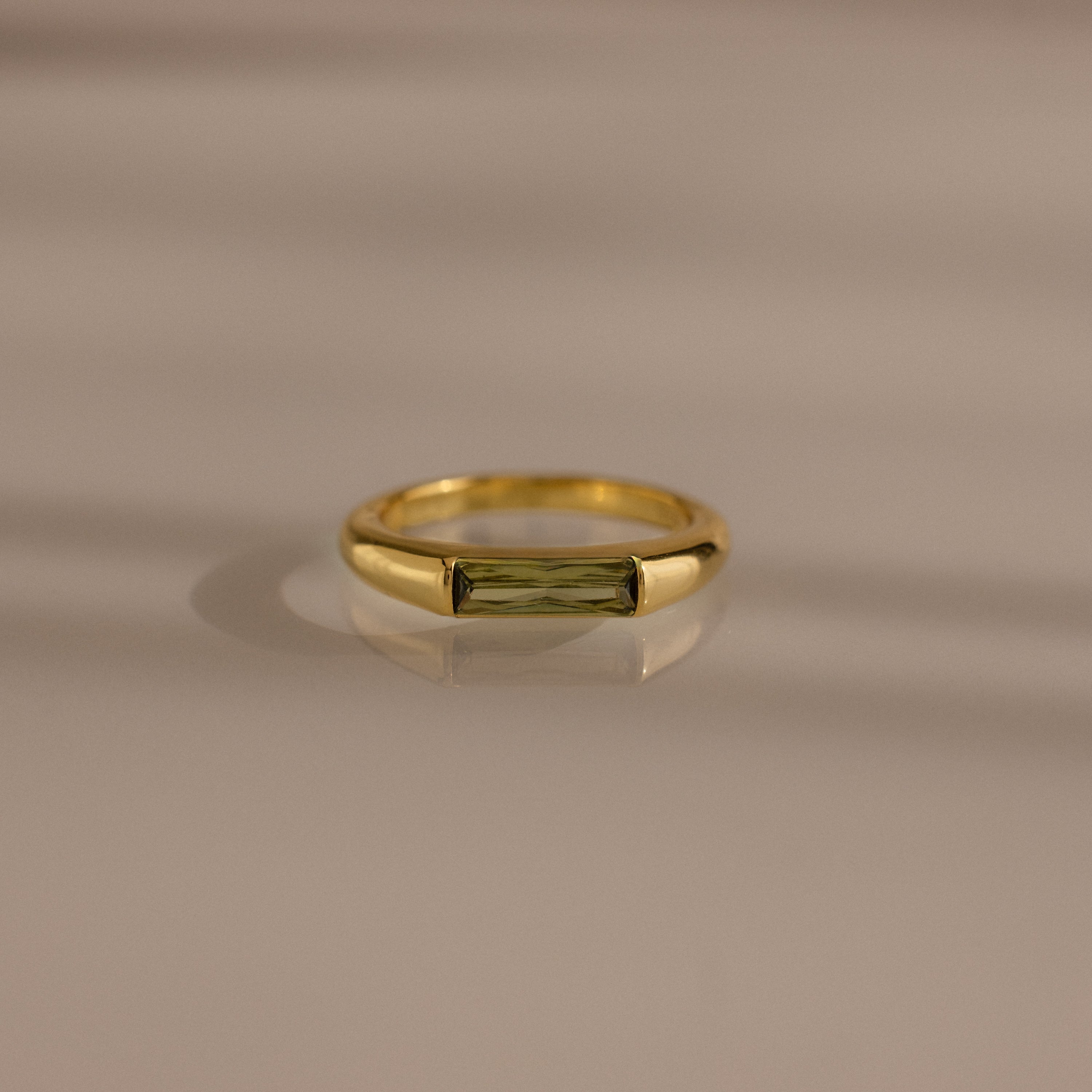 Baguette Signet Ring