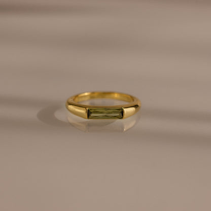 Baguette Signet Ring