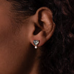 Abalone Pearl Heart Studs