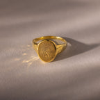 Organic Fingerprint Signet Ring