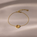 Dainty Organic Fingerprint Bracelet