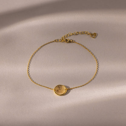 Dainty Organic Fingerprint Bracelet