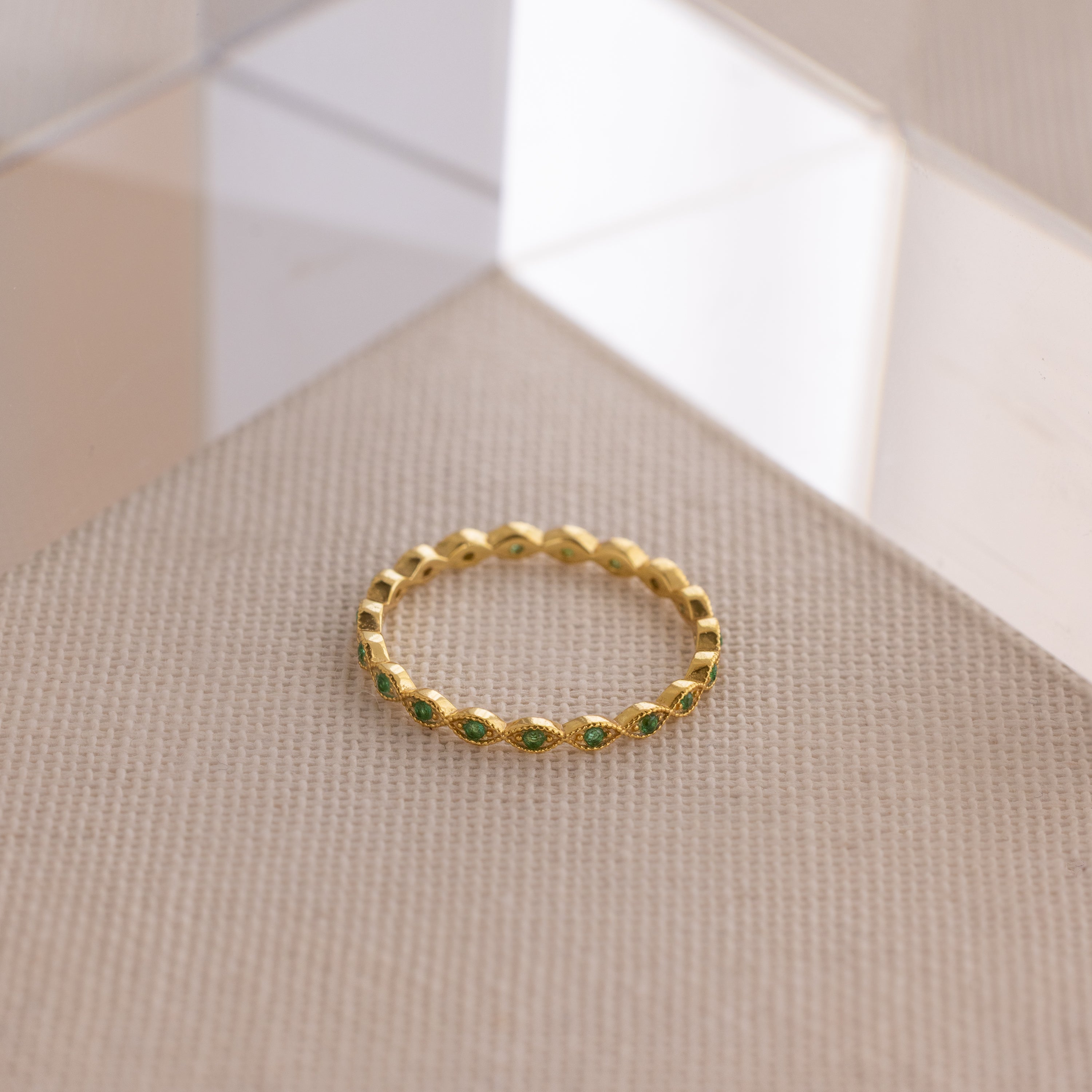 Dainty Marquise Birthstone Ring