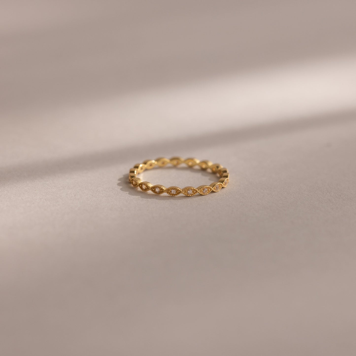 Dainty Marquise Birthstone Ring