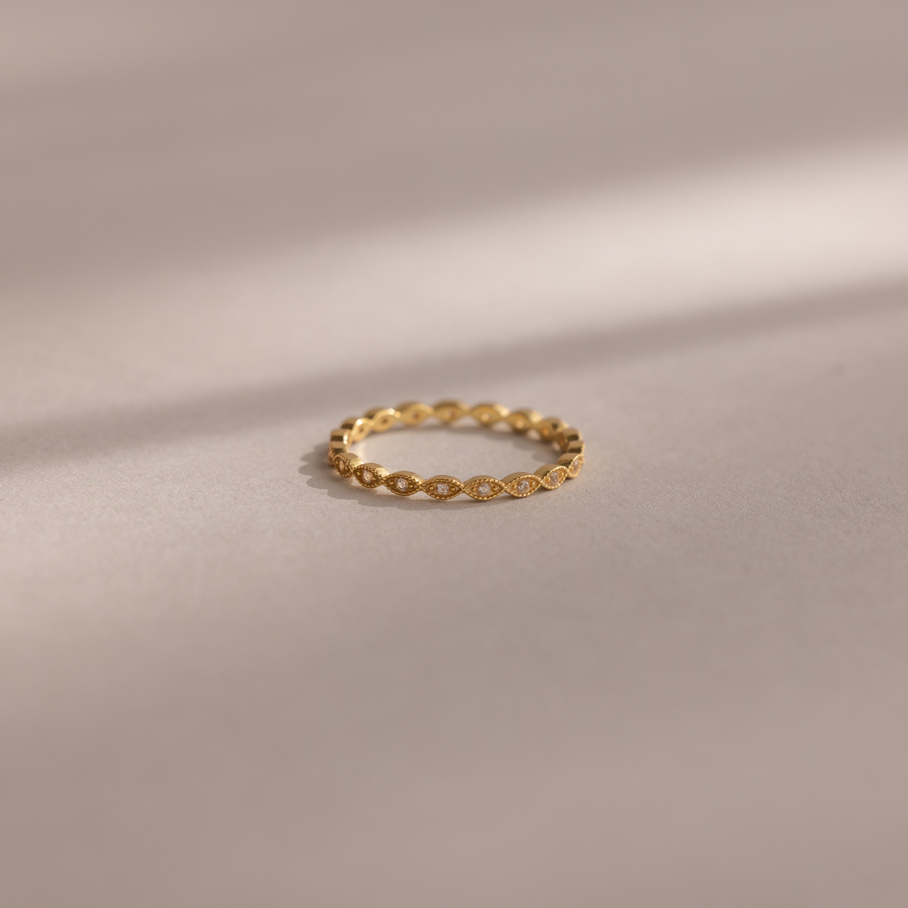 Dainty Marquise Birthstone Ring