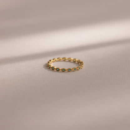 Dainty Marquise Birthstone Ring