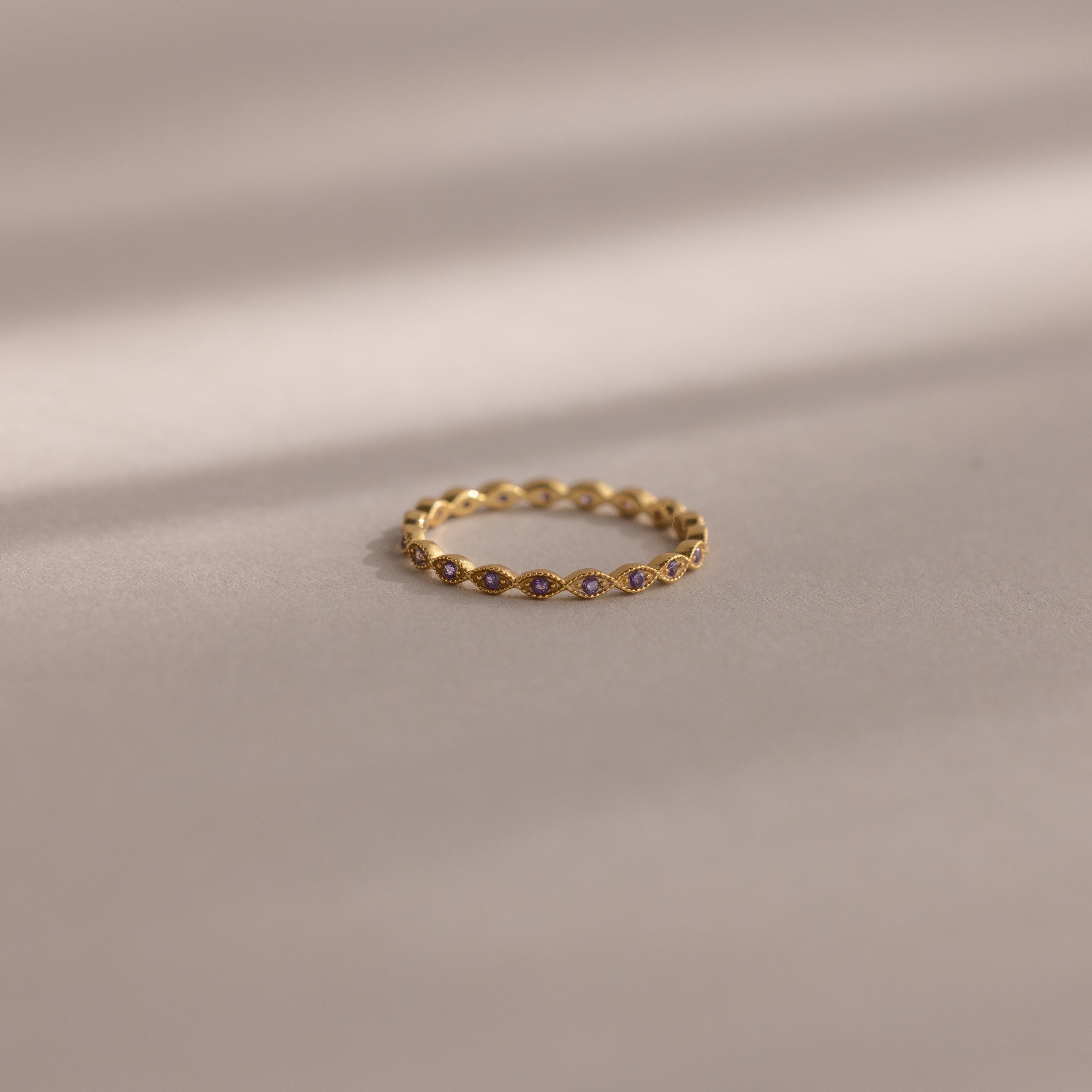 Dainty Marquise Birthstone Ring