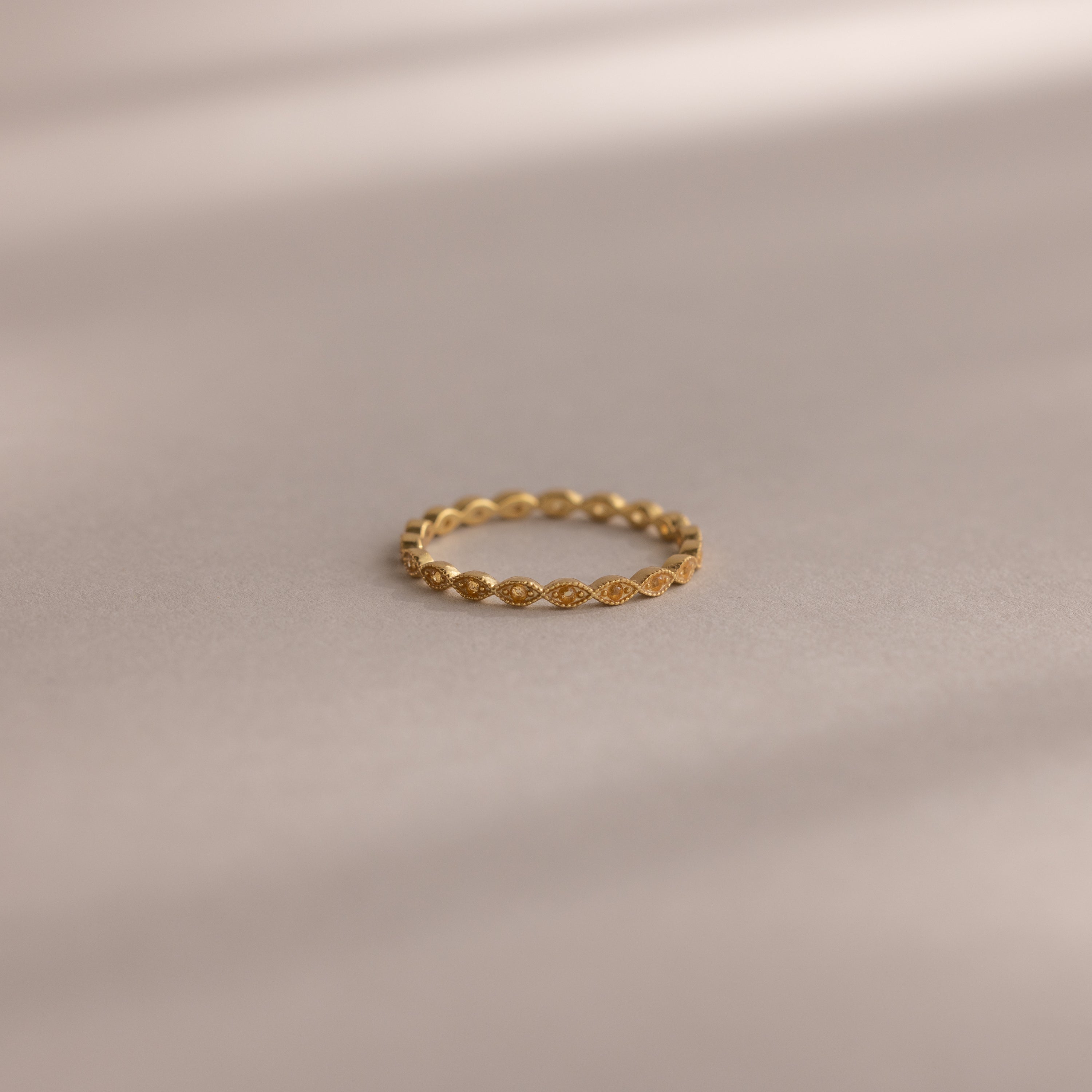 Dainty Marquise Birthstone Ring