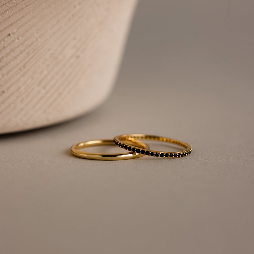 Birthstone Tennis Ring Set