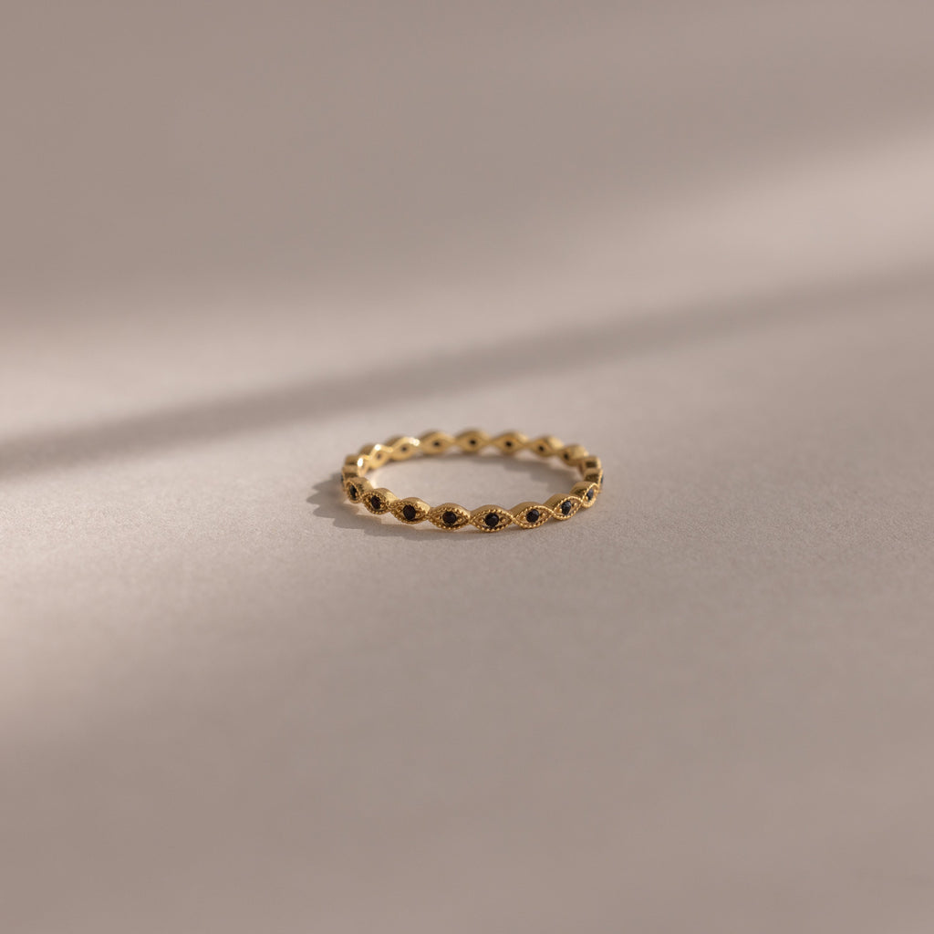 Dainty Marquise Birthstone Ring