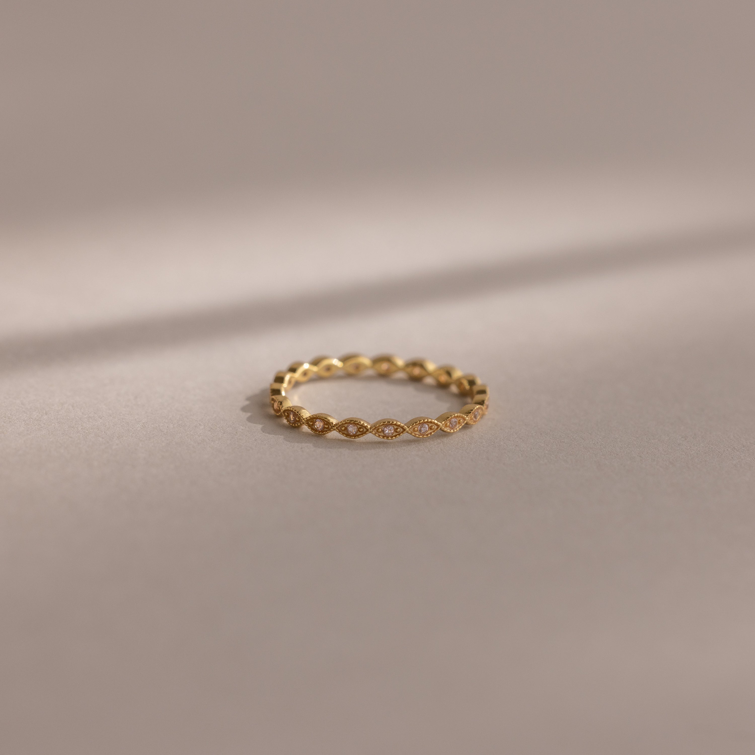 Dainty Marquise Birthstone Ring