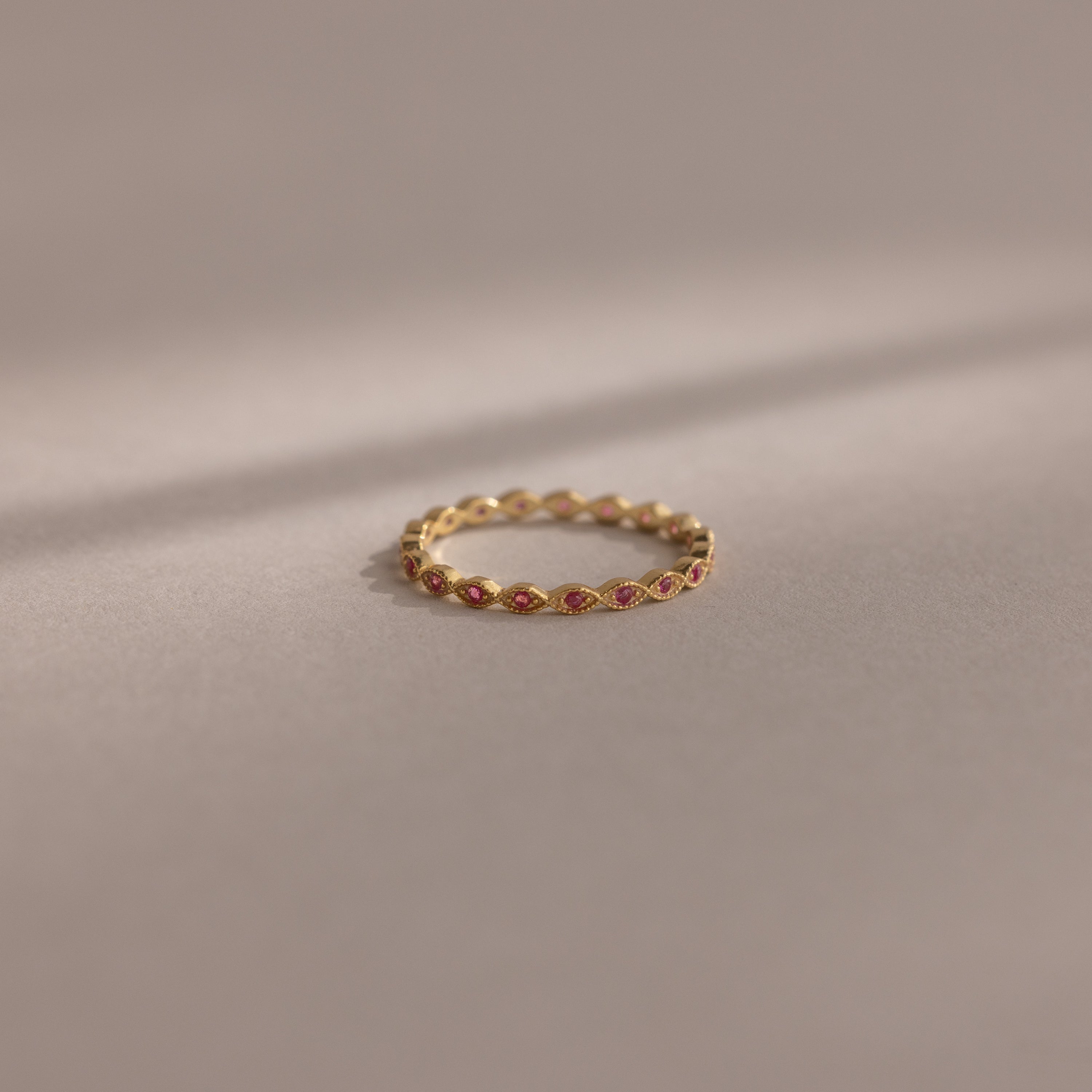 Dainty Marquise Birthstone Ring