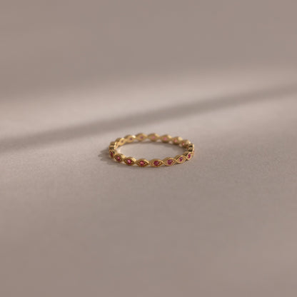 Dainty Marquise Birthstone Ring