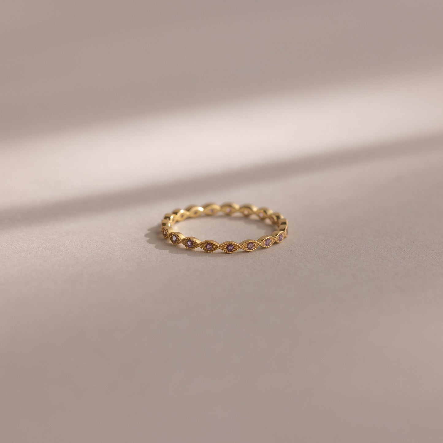 Dainty Marquise Birthstone Ring
