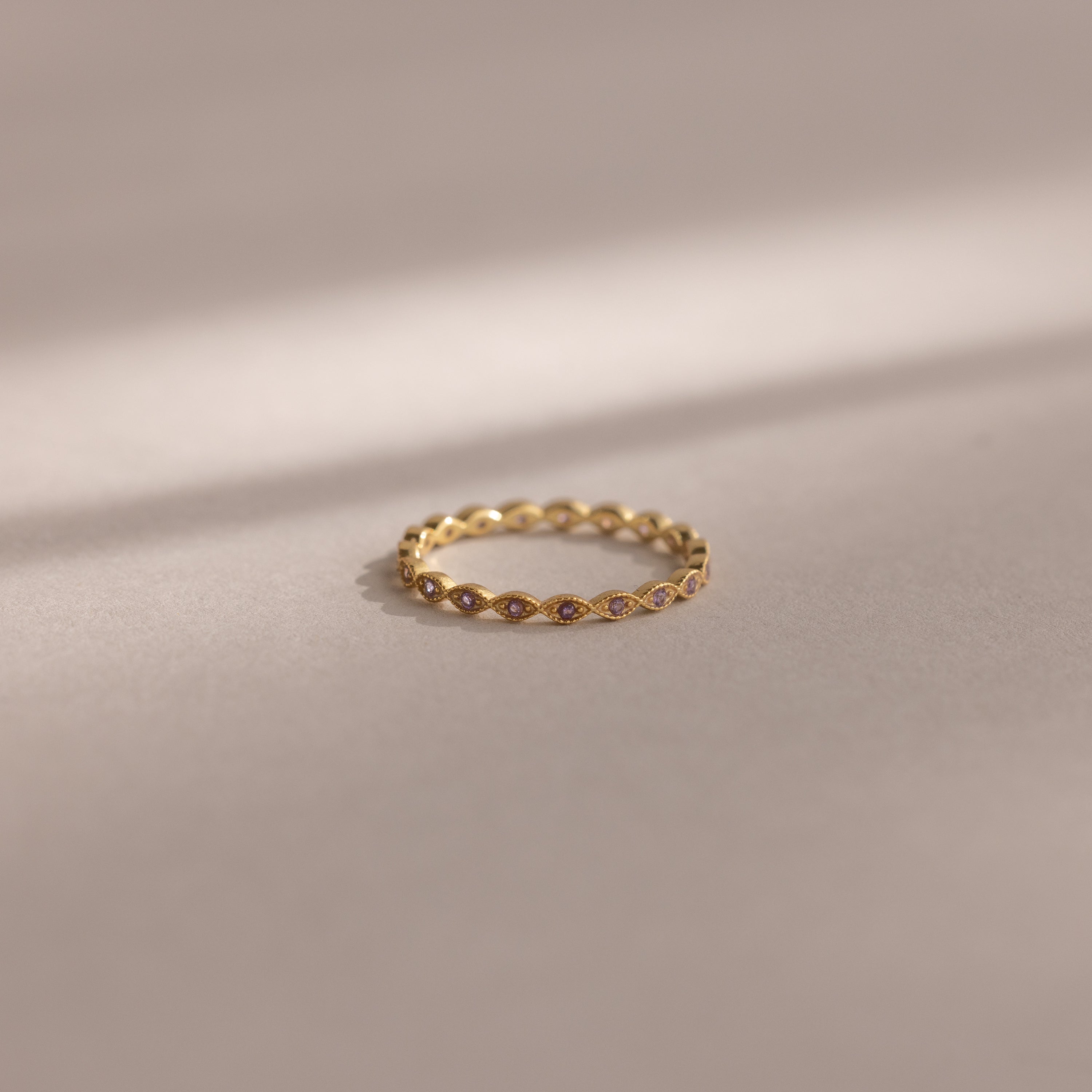 Dainty Marquise Birthstone Ring