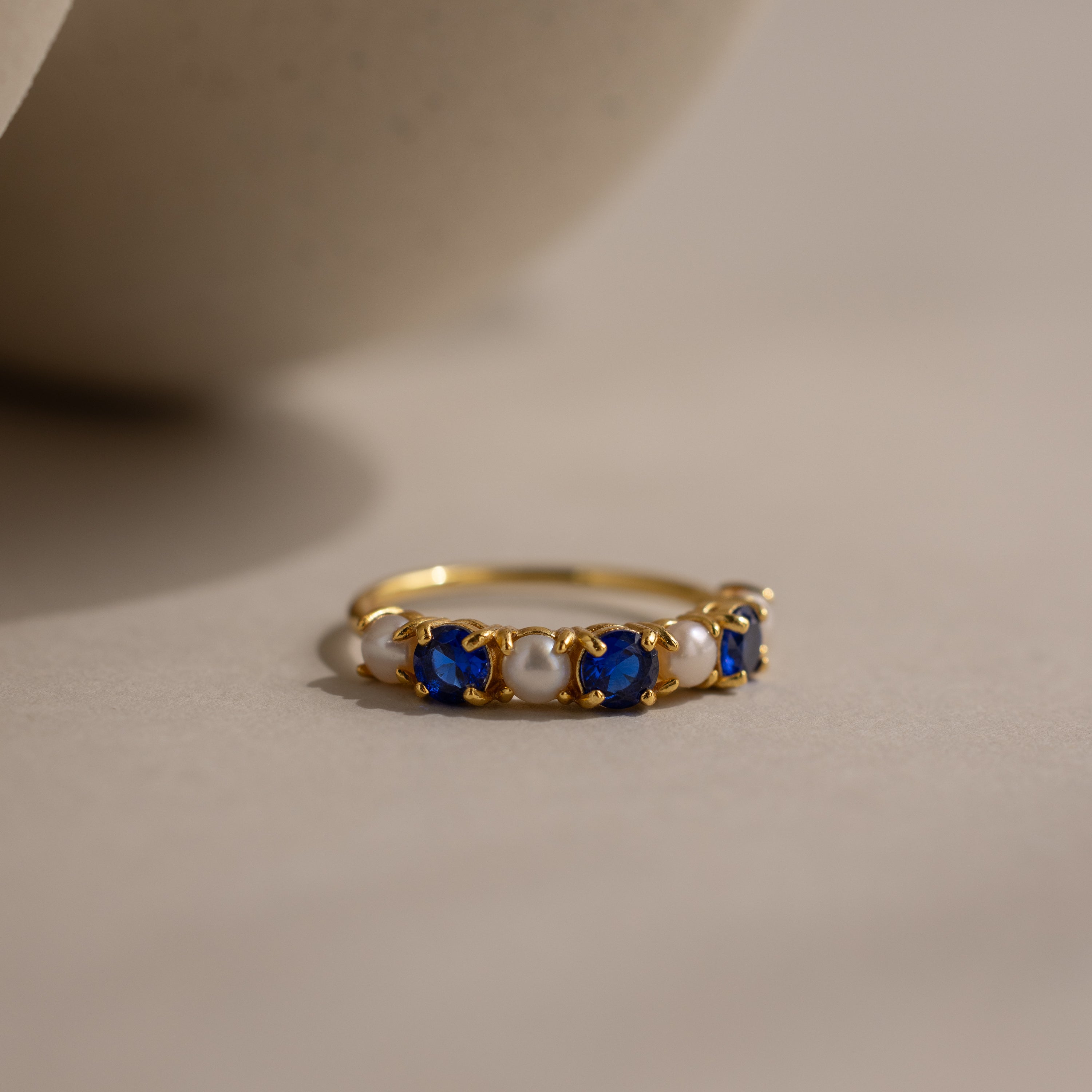 Birthstone & Pearl Lace Ring