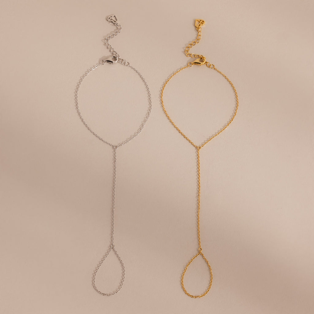 Dainty Hand Chain Bracelet