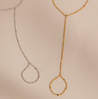Star Curb Hand Chain Bracelet