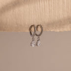 Diamond Drop Huggies