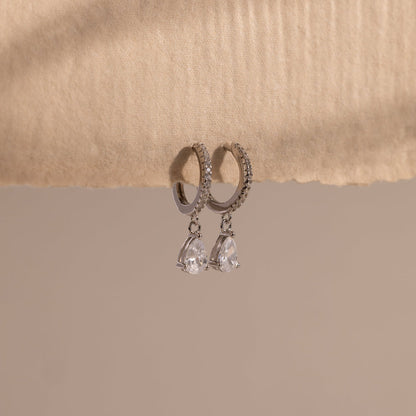 Diamond Drop Huggies