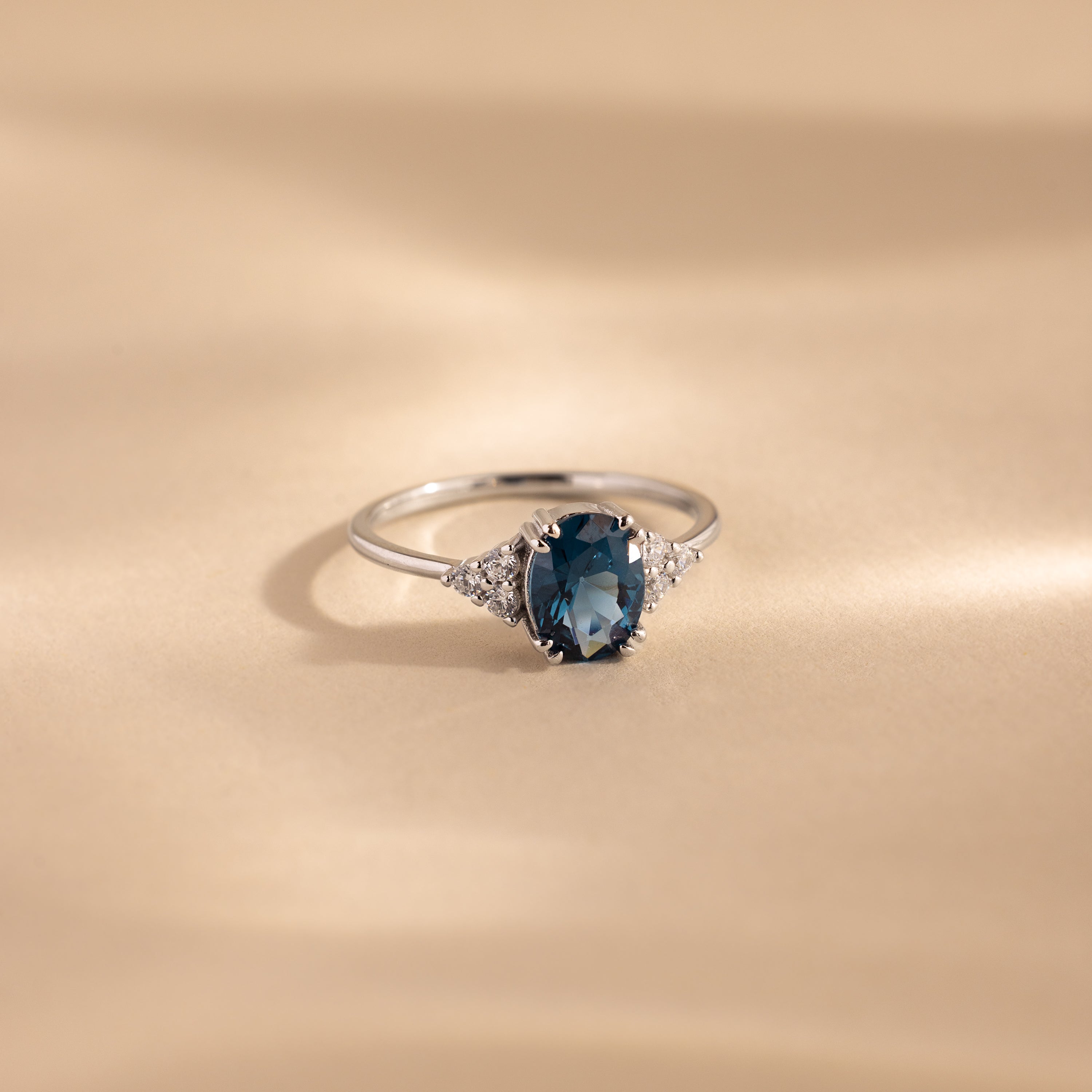 Elizabeth Blue Topaz Ring