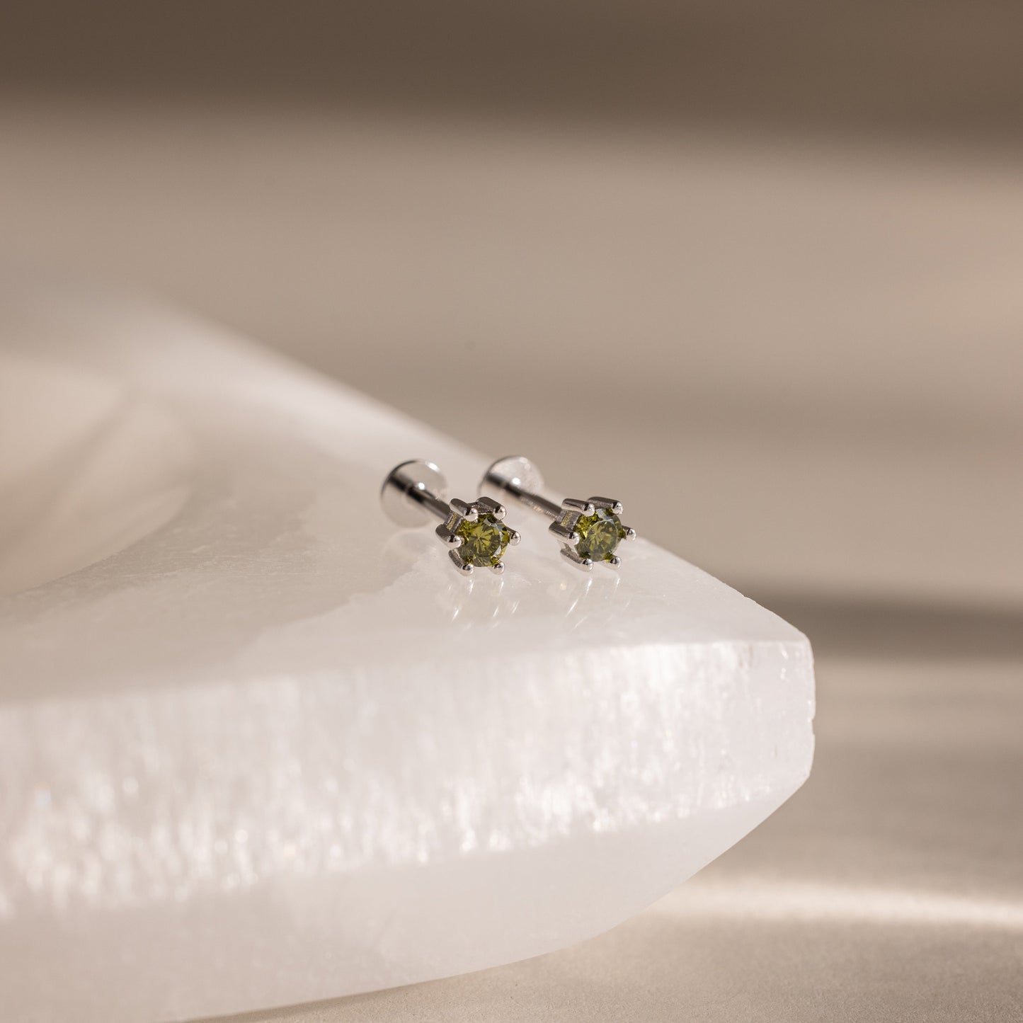 Birthstone Flatback Studs