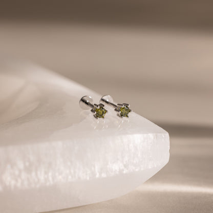 Birthstone Flatback Studs