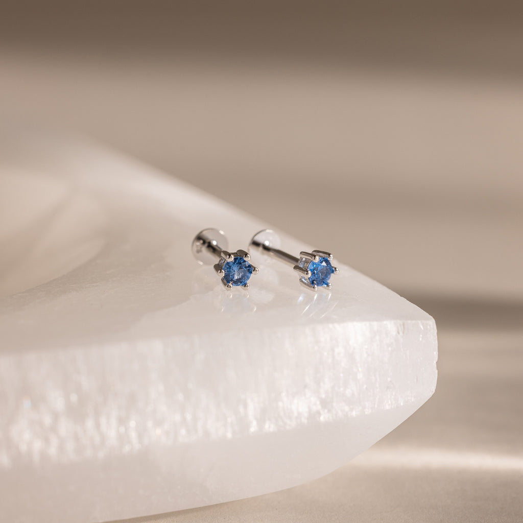Birthstone Flatback Studs