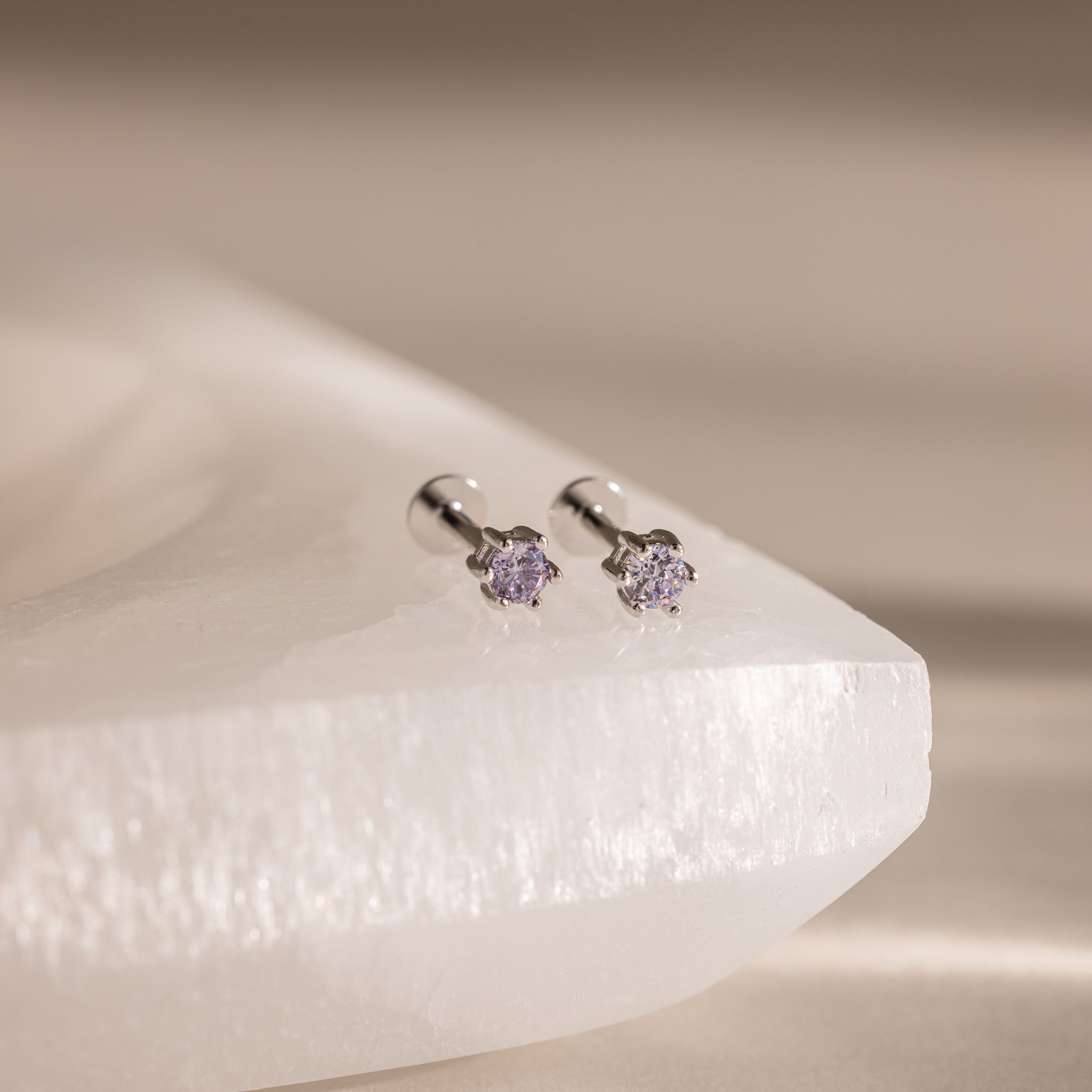 Birthstone Flatback Studs