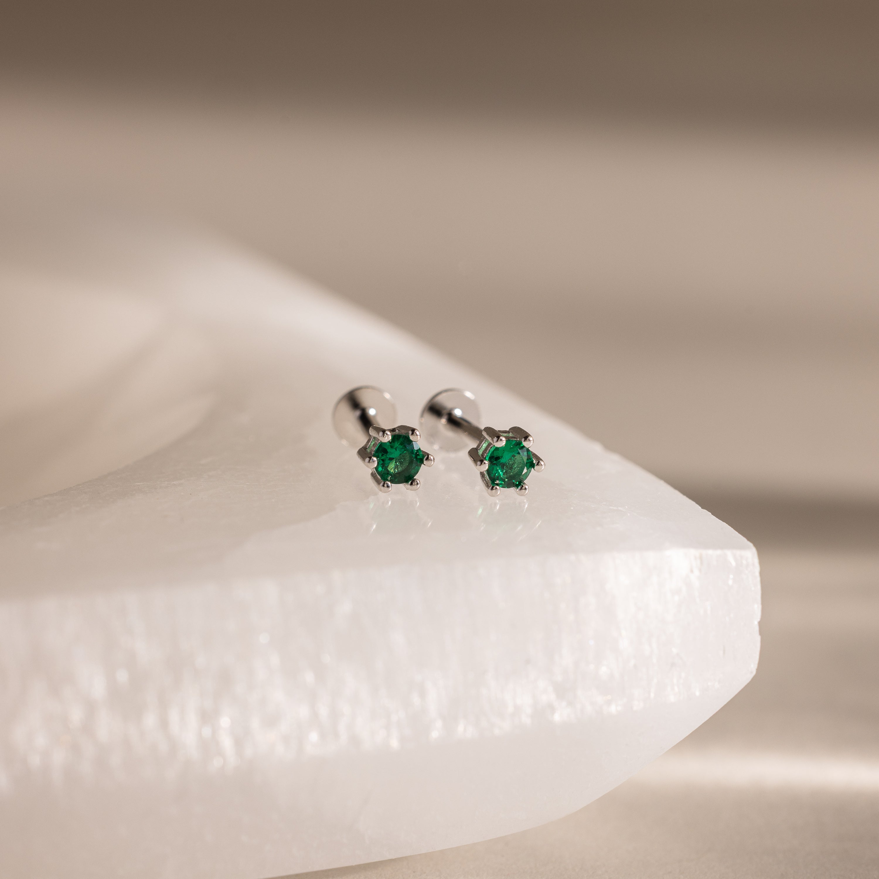 Birthstone Flatback Studs