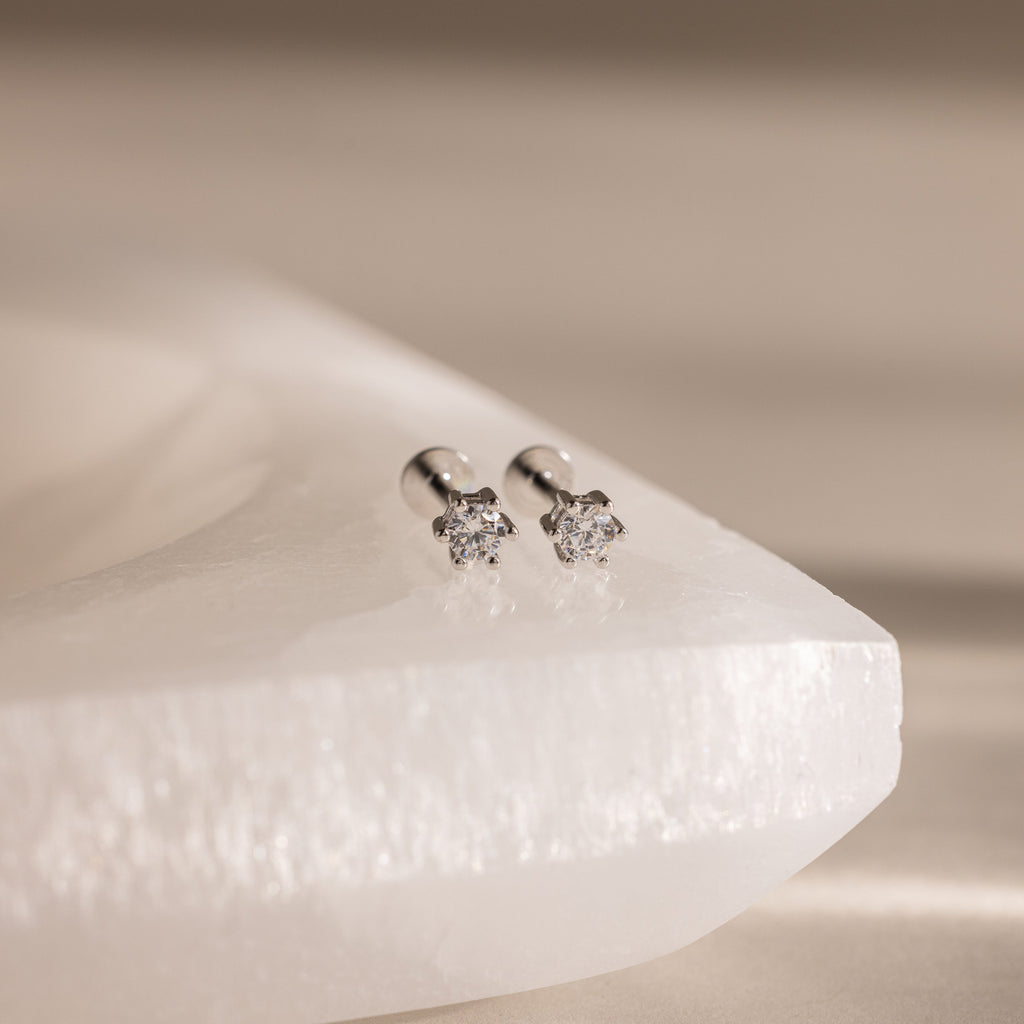 Birthstone Flatback Studs