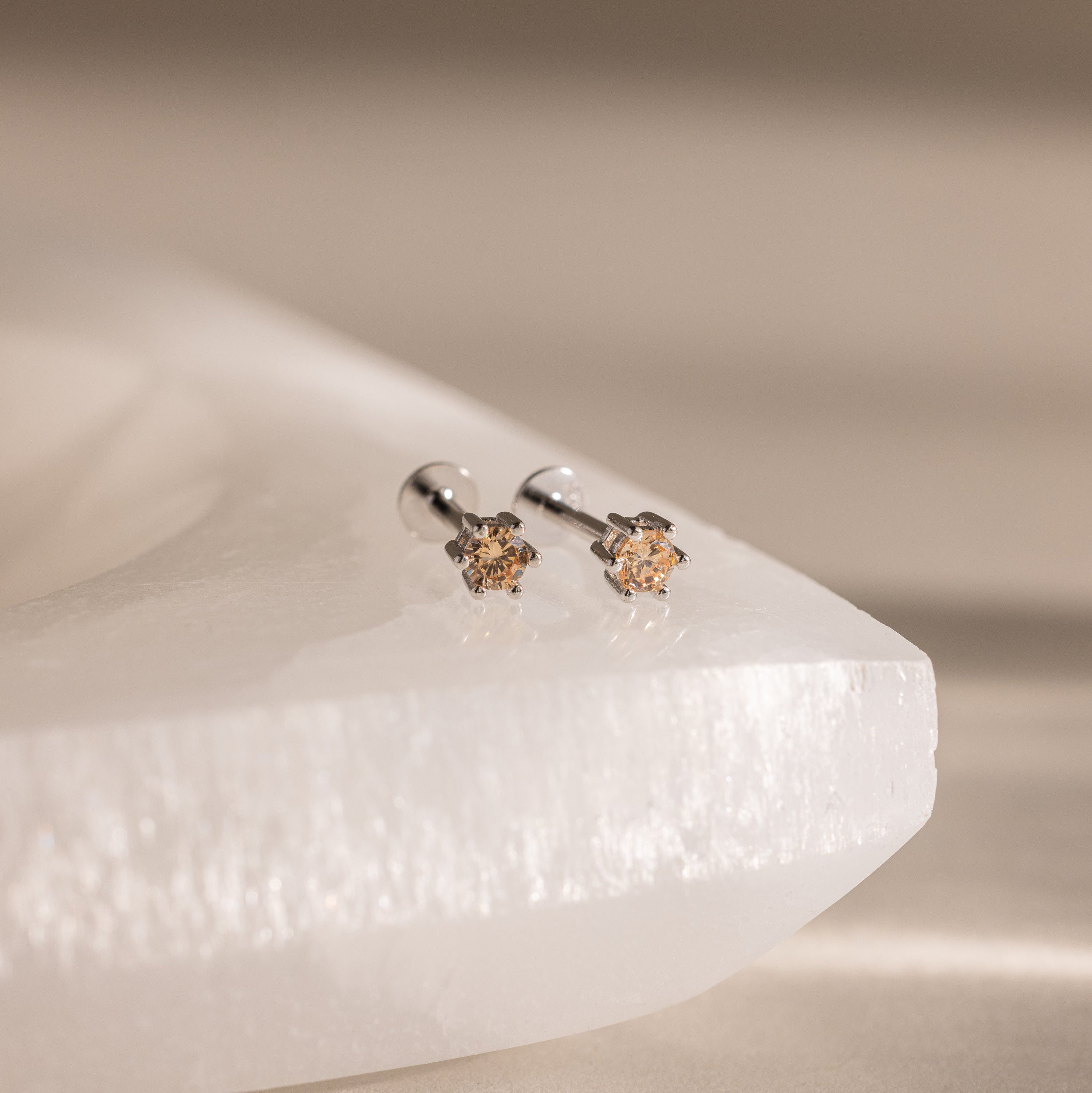 Birthstone Flatback Studs
