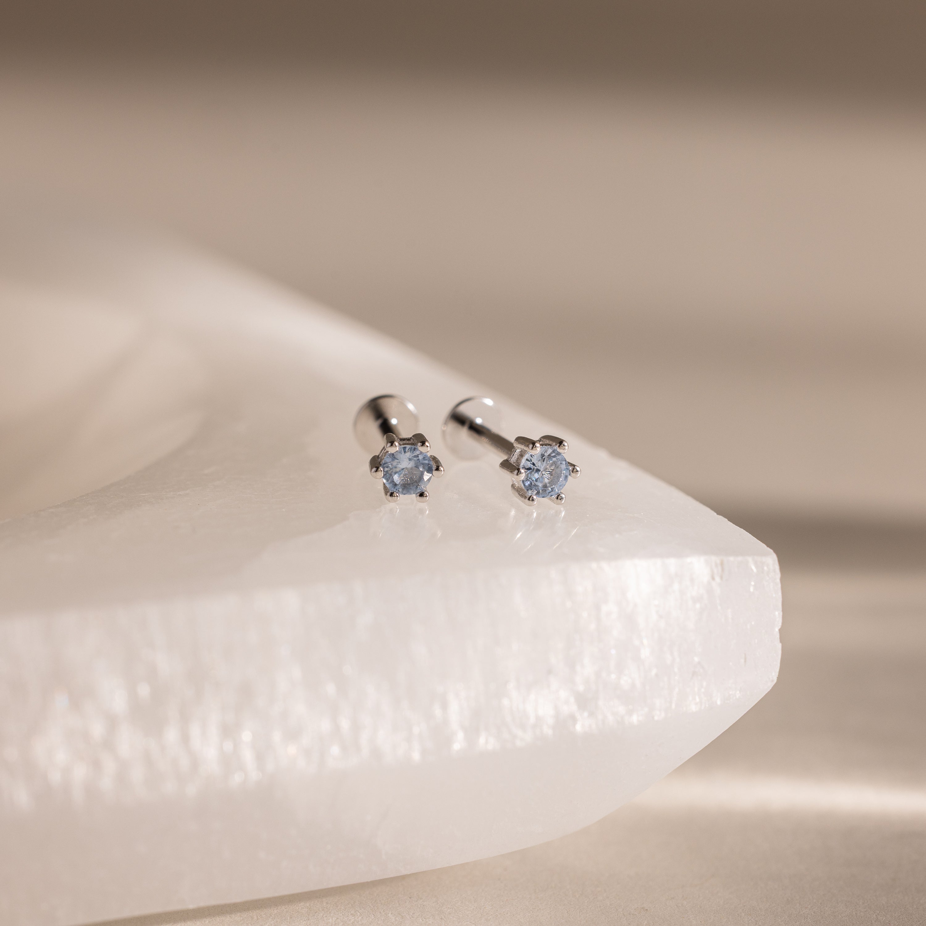 Birthstone Flatback Studs