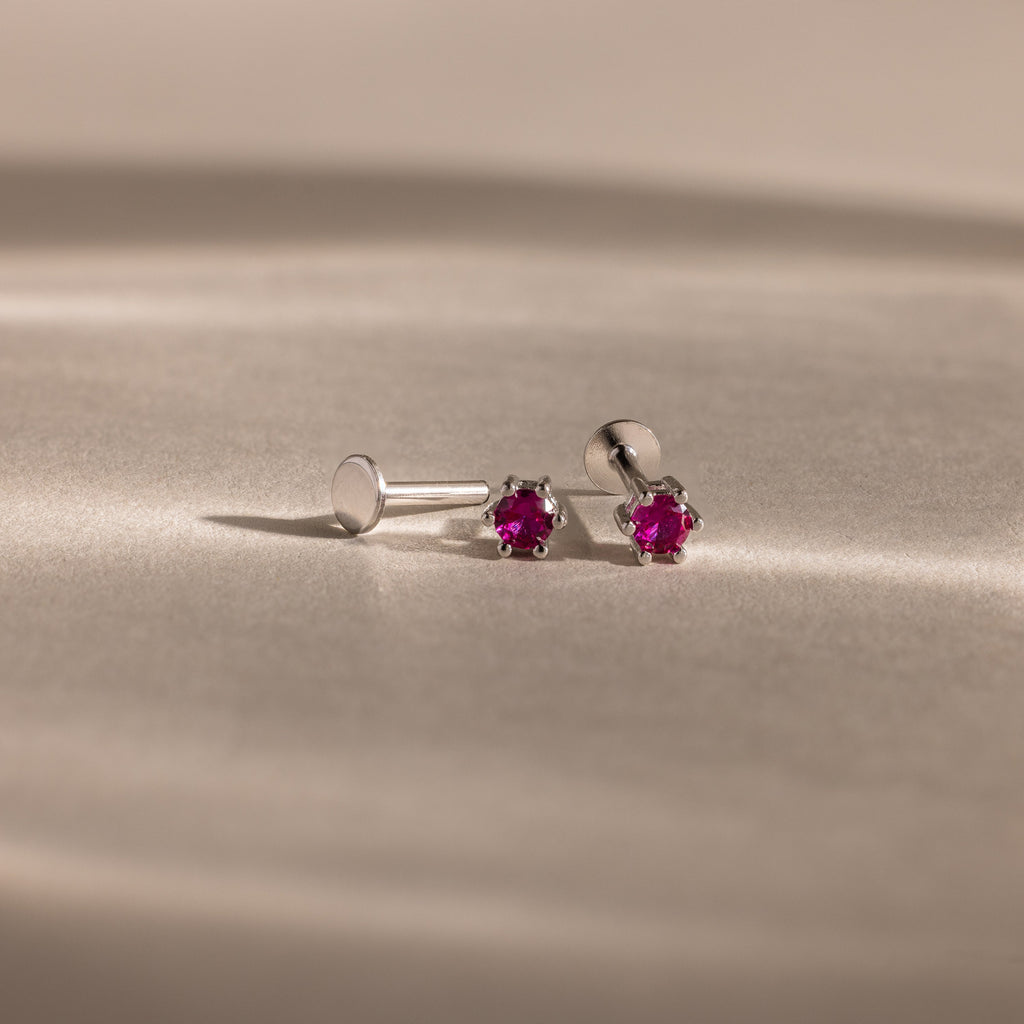 Birthstone Flatback Studs