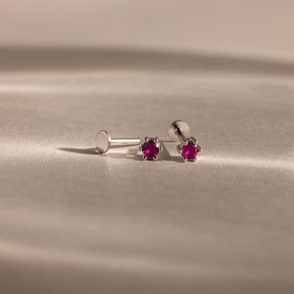 Birthstone Flatback Studs