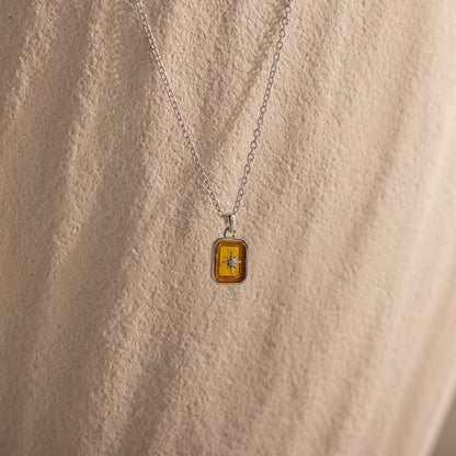 North Star Birthstone Necklace