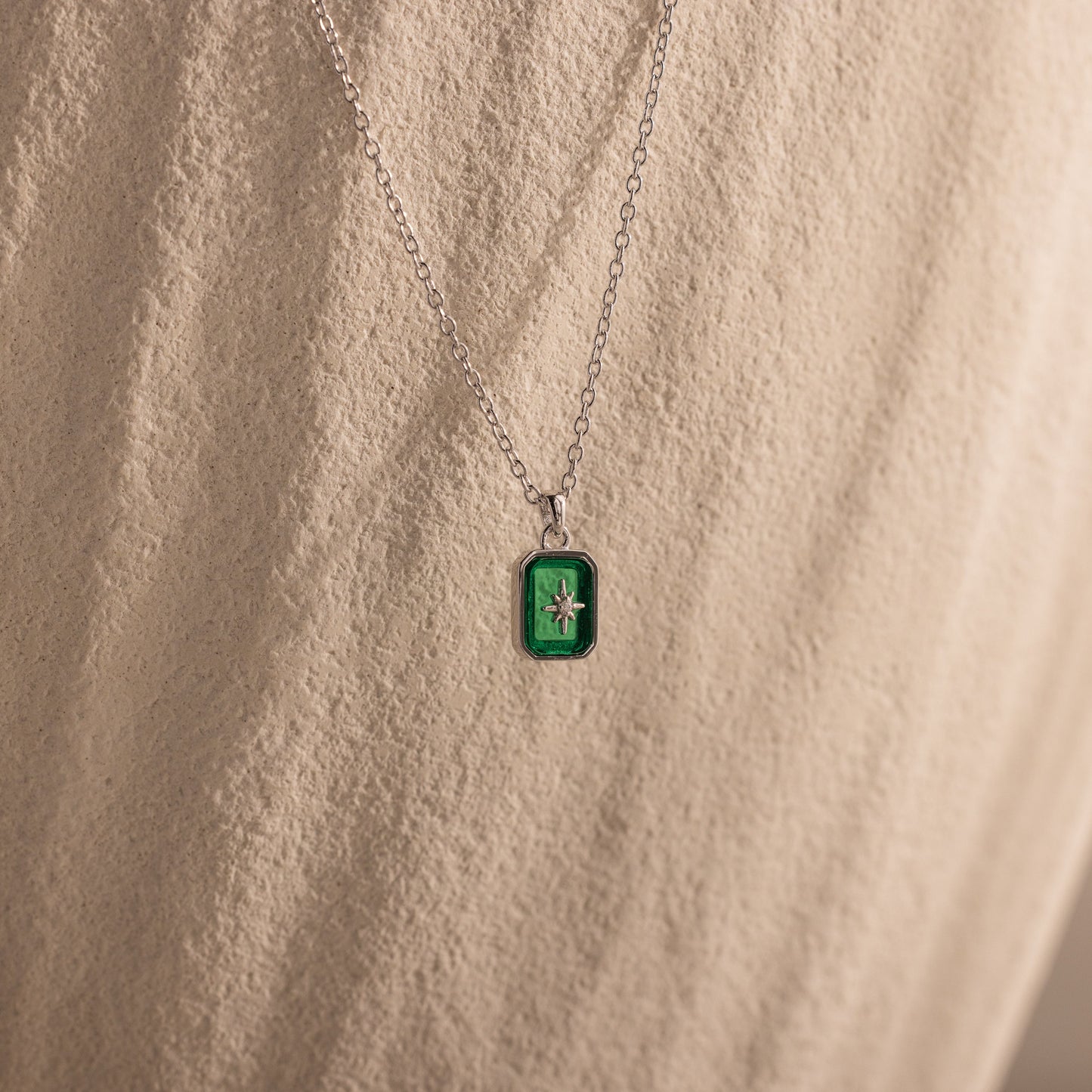 North Star Birthstone Necklace